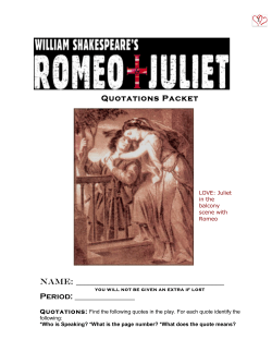 Quotations Packet Name