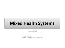 Mixed Health Systems
