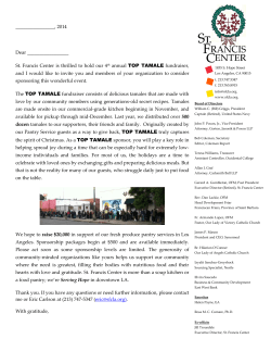 Sponsorship Package - St. Francis Center