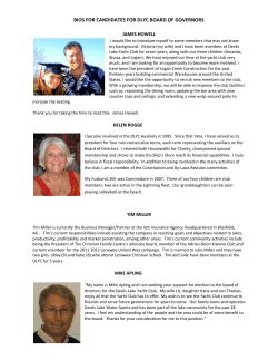bios for candidates for dlyc board of governors