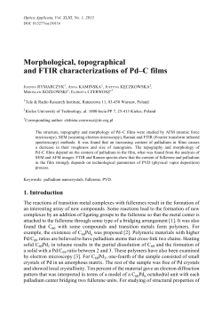 Morphological, topographical and FTIR characterizations of Pd&ndash;C films