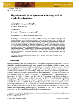 High dimensional semiparametric latent graphical model for mixed