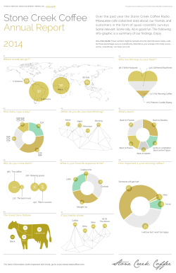 2014 Annual Report - Stone Creek Coffee