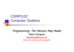 Programming: The Memory Map Model