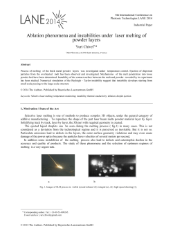 Ablation phenomena and instabilities under laser melting of powder