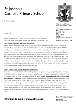 Newsletter - St. Joseph`s Catholic Primary School, Hillcrest Road