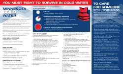Cold Water Kills