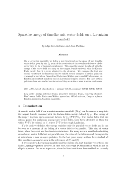 Spacelike energy of timelike unit vector fields on a Lorentzian manifold