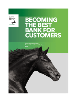 Notice of Meeting - Lloyds Banking Group