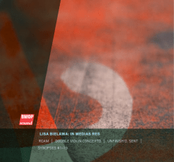 Lisa BieLawa: in medias res - Boston Modern Orchestra Project