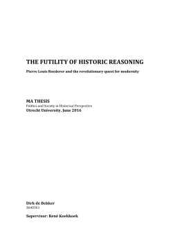the futility of historic reasoning