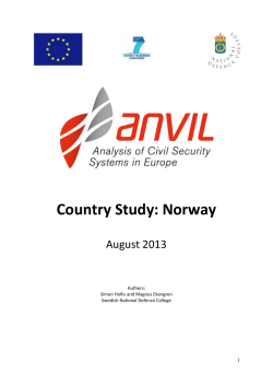 Country Study: Norway
