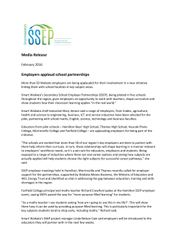 Employers applaud school partnerships