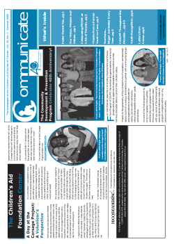 Summer 2008 - Children`s Aid Society of Toronto