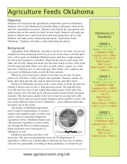 Agriculture Feeds Oklahoma (3-5)