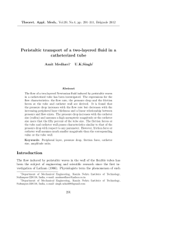 Peristaltic transport of a two-layered fluid in a