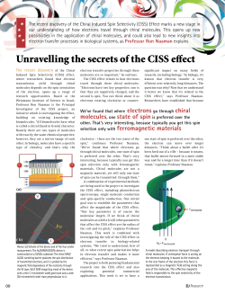 Unravelling the secrets of the CISS effect