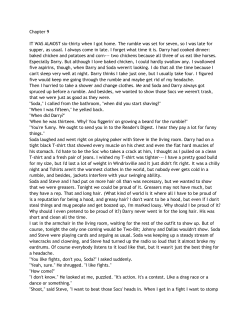 Chapter 9 IT WAS ALMOST six-thirty when I got home. The rumble