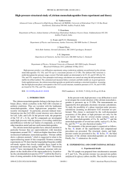 High-pressure structural study of yttrium monochalcogenides