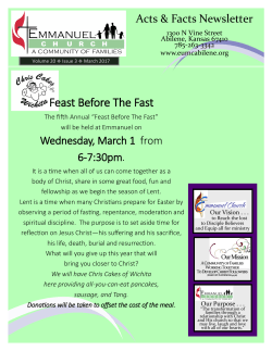 Feast Before The Fast