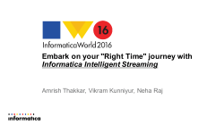 Embark on your Right Time journey with Informatica