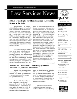 February 2007 - Nassau Suffolk Law Services