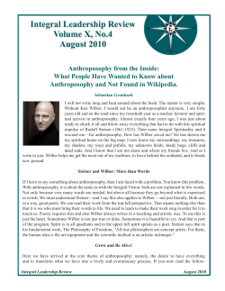 Anthroposophy from the Inside: What People Have Wanted to Know
