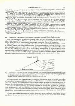 Morainal material - International Glaciological Society