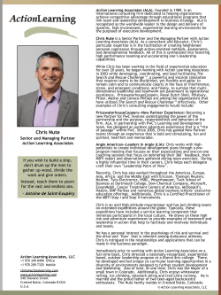 PDF Bio - Action Learning Associates