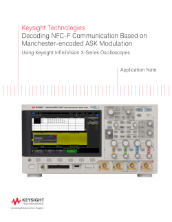 Decoding NFC-F Communication Based on Manchester