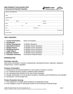 Free (4Duck) Product Test