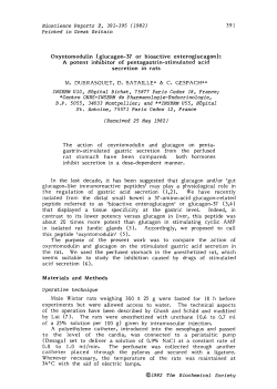 Oxyntomodulin (glucagon-37 or bioactive enteroglucagon): A potent
