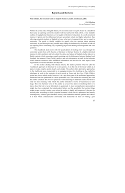 pp. 57-90 - The European Society for the Study of English