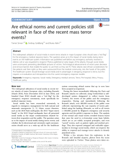PDF - Scandinavian Journal of Trauma, Resuscitation
