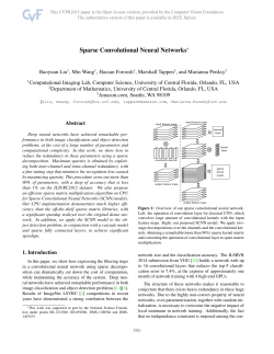 Sparse Convolutional Neural Networks