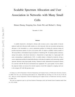 Scalable Spectrum Allocation and User