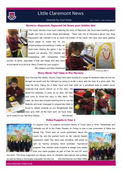 Little Claremont News - Claremont Fan Court School