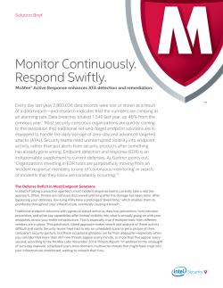 Monitor Continuously. Respond Swiftly.