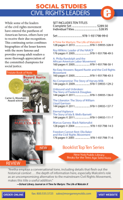 civil rights leaders - Morgan Reynolds Publishing