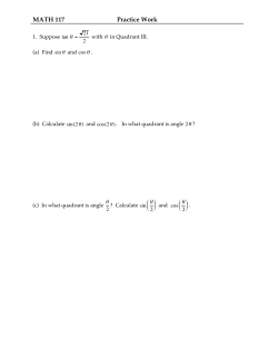 MATH 117 Practice Work