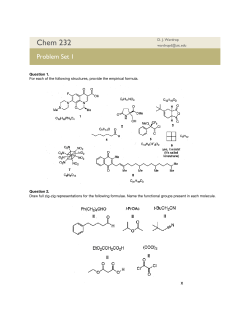 Chem 232 Problem Set 1 answers