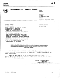 General Assembly Security Council