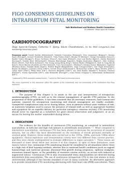 FIGO CONSENSUS GUIDELINES ON