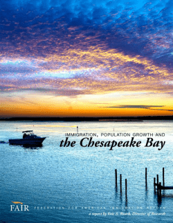 Immigration, Population Growth and The Chesapeake Bay | FAIRUS