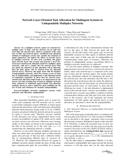 Network Layer-Oriented Task Allocation for Multiagent Systems in