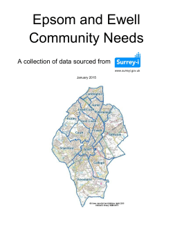 Epsom and Ewell Community Needs - Surrey-i