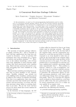 A Concurrent Real-time Garbage Collector
