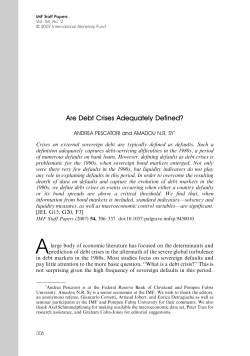 Are Debt Crises Adequately Defined?