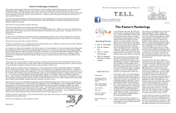 TELL - Trinity Evangelical Lutheran Church