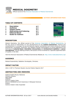 medical dosimetry